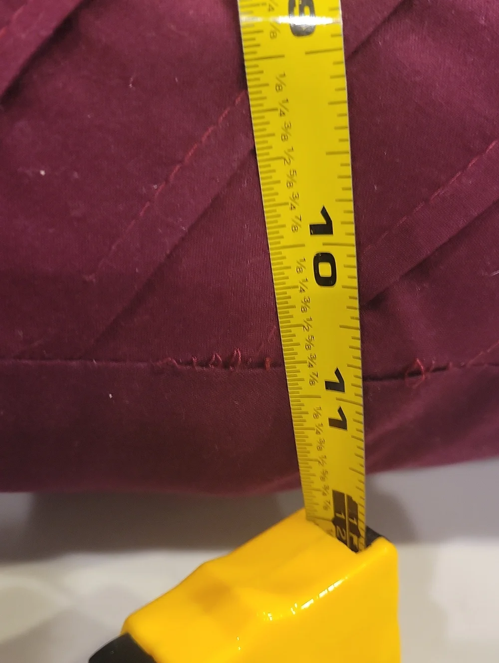 Free With Purchase Maroon Lumbar Pillow